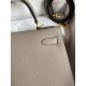 Hermes Kelly Sellier 28 Handmade Bag In Gris Asphalt Epsom Calfskin