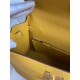 Hermes Kelly Sellier 28 Handmade Bag In Jaune Ambre Epsom Calfskin