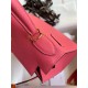 Hermes Kelly Sellier 28 Handmade Bag In Rose Lipstick Epsom Calfskin