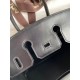 Hermes Birkin 25 Retourne Handmade Bag In Black Box Calfskin