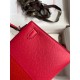 Hermes Kelly Mini II Sellier Tri-color Bag In Red/Rose Extreme/Blue Epsom Calfskin