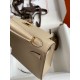 Hermes Kelly Mini II Sellier Handmade Bag In Trench Epsom Calfskin