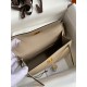 Hermes Kelly Mini II Sellier Handmade Bag In Trench Epsom Calfskin