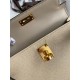 Hermes Kelly Mini II Sellier Handmade Bag In Trench Epsom Calfskin