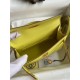 Hermes Kelly Mini II Sellier Handmade Bag In Lime Epsom Calfskin