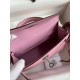 Hermes Kelly Mini II Sellier Handmade Bag In Mauve Sylvestre Epsom Calfskin