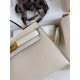 Hermes Kelly Mini II Sellier Handmade Bag In Nata Epsom Calfskin