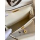 Hermes Kelly Mini II Sellier Handmade Bag In Nata Epsom Calfskin