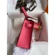 Hermes Kelly Mini II Sellier Handmade Bag In Rose Azalee Epsom Calfskin