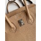 Hermes Birkin 25 Retourne Handmade Bag In Beige Lizard Leather