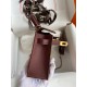 Hermes Kelly Mini II Sellier Handmade Bag In Bordeaux Epsom Calfskin