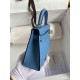 Hermes Kelly Mini II Sellier Handmade Bag In Blue Paradise Epsom Calfskin