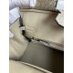 Hermes Birkin 25 Retourne Handmade Bag In Ombre Lizard Leather