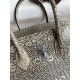 Hermes Birkin 25 Retourne Handmade Bag In Ombre Lizard Leather