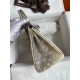 Hermes Birkin 25 Retourne Handmade Bag In Ombre Lizard Leather