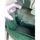 Hermes Birkin 25 Retourne Handmade Bag In Malachite Lizard Leather