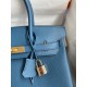 Hermes Birkin 30 Retourne Handmade Bag In Colvert Clemence Leather