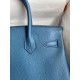 Hermes Birkin 30 Retourne Handmade Bag In Colvert Clemence Leather