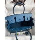 Hermes Birkin 30 Retourne Handmade Bag In Colvert Clemence Leather