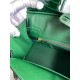 Hermes Birkin 25 Handmade Bag In Malachite Crocodile Niloticus Shiny Skin