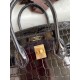 Hermes Birkin 25 Handmade Bag In Black Crocodile Niloticus Shiny Skin