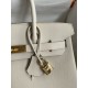 Hermes Birkin 30 Retourne Handmade Bag In Craie Epsom Calfskin