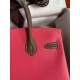 Hermes HSS Birkin 30 Bicolor Bag in Rose Lipstick and Taupe Epsom Calfskin