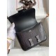 Hermes Constance 18 Handmade Bag In Black Lizard Leather