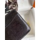 Hermes Constance 18 Handmade Bag In Black Lizard Leather