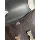 Hermes Constance 18 Handmade Bag In Black Lizard Leather