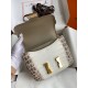 Hermes Constance 18 Handmade Bag In Himalaya Crocodile Niloticus Skin