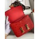 Hermes Constance 18 Handmade Bag In Red Ostrich Leather