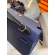 Hermes Kelly Sellier 25 Bicolor Bag in Blue Saphir and Blue France Epsom Calfskin