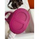 Hermes In The Loop 18 Handmade Bag in Rose Purple Clemence Leatherther