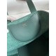 Hermes In The Loop 18 Handmade Bag in Vert Cypres Clemence Leather