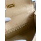 Hermes Kelly Pochette Handmade Bag In Chai Ostrich Leather