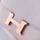 Hermes Constance 18 Handmade Bag In Mauve Pale Chevre Mysore Leather