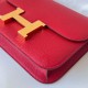 Hermes Constance 1-24 Mirror Bag In Red Epsom Calfskin