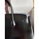 Hermes Birkin 40 Retourne Handmade Bag In Black Box Calfskin