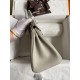 Hermes Touch Birkin 25 Bag in Pearl Grey Togo and Matte Alligator Leather