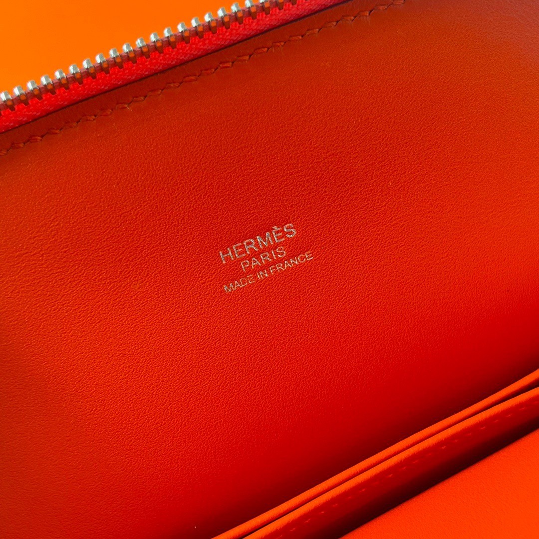 Hermes Bolide 1923 25 Handmade Bag In Rose Lipstick Evercolor Calfskin