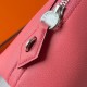 Hermes Bolide 1923 25 Handmade Bag In Rose Lipstick Evercolor Calfskin