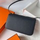 Hermes Constance Elan Handmade Bag In Black Epsom Calfskin