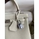 Hermes Kelly Retourne 25 Handmade Bag In Mushroom Clemence Leather