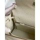 Hermes Kelly Retourne 25 Handmade Bag In Mushroom Clemence Leather