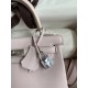 Hermes Kelly Retourne 25 Handmade Bag In Mauve Pale Swift Calfskin