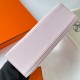 Hermes Kelly Pochette Handmade Bag In Mauve Pale Swift Calfskin