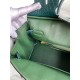 Hermes Touch Birkin 30 Bag in Green Clemence and Matte Alligator Leather