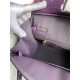 Hermes Touch Birkin 30 Bag in Raisin Clemence and Matte Alligator Leather