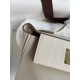 Hermes 24/24 Mini 21 Handmade Bag in Craie Evercolor Leather